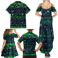 Merry Christmas New Zealand Family Matching Summer Maxi Dress and Hawaiian Shirt Xmas Travel Map DT02 - Polynesian Pride