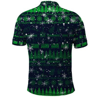 Merry Christmas New Zealand Polo Shirt Xmas Travel Map - Polynesian Pride