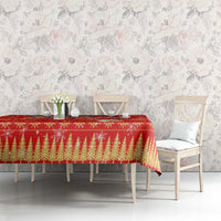 Merry Christmas Hawaii Tablecloth Xmas Travel Map - Polynesian Pride