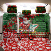 Mele Kalikimaka Shaka Santa Back Car Seat Cover Hawaiian Surf Christmas Design with Aloha Spirit DT02 - Polynesian Pride