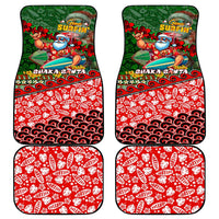 Mele Kalikimaka Shaka Santa Car Mats Hawaiian Surf Christmas Design with Aloha Spirit DT02 - Polynesian Pride