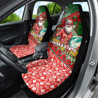 Mele Kalikimaka Shaka Santa Car Seat Cover Hawaiian Surf Christmas Design with Aloha Spirit DT02 - Polynesian Pride