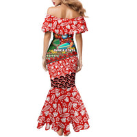 Mele Kalikimaka Shaka Santa Family Matching Mermaid Dress and Hawaiian Shirt Hawaiian Surf Christmas Design with Aloha Spirit DT02 - Polynesian Pride