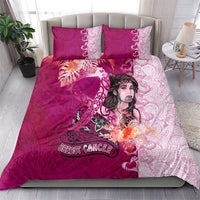 Breast Cancer New Zealand Bedding Set Maori Aotearoa Girl Pink Out DT02 - Polynesian Pride
