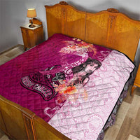 Breast Cancer New Zealand Quilt Maori Aotearoa Girl Pink Out DT02 - Polynesian Pride