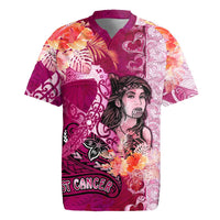 Breast Cancer New Zealand Rugby Jersey Maori Aotearoa Girl Pink Out DT02 Pink - Polynesian Pride