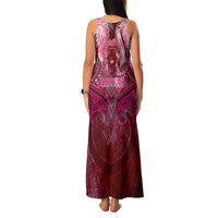 Breast Cancer Warrior Family Matching Tank Maxi Dress and Hawaiian Shirt Angel Wings Polynesian Pattern DT02 - Polynesian Pride