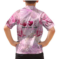Breast Cancer Polynesian Family Matching Mermaid Dress and Hawaiian Shirt I Can Do All Things Through Christ DT02 - Polynesian Pride