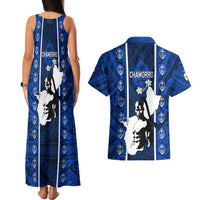 guam-chamorro-warrior-couples-matching-tank-maxi-dress-and-hawaiian-shirt-traditional-tribal-patterns