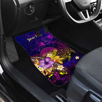 Wallis and Futuna Car Mats Whale Hibiscus Polynesian DT02 - Polynesian Pride