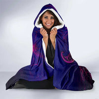 New Caledonia Hooded Blanket Whale Hibiscus Polynesian
