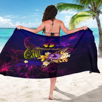 New Caledonia Sarong Whale Hibiscus Polynesian