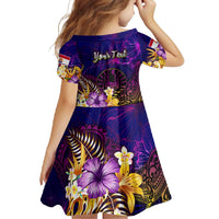 Tahiti French Polynesia Family Matching Mermaid Dress and Hawaiian Shirt Whale Hibiscus Polynesian DT02 - Polynesian Pride