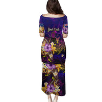 Cook Islands Family Matching Puletasi and Hawaiian Shirt Whale Hibiscus Polynesian DT02 - Polynesian Pride