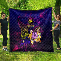 Nauru Quilt Whale Hibiscus Polynesian