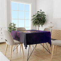 Tuvalu Tablecloth Whale Hibiscus Polynesian