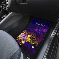 Northern Mariana Islands Car Mats Whale Hibiscus Polynesian DT02 - Polynesian Pride