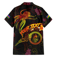 New Caledonia Family Matching Short Sleeve Bodycon Dress and Hawaiian Shirt Octopus Plumeria Polynesian Tattoo DT02 - Polynesian Pride
