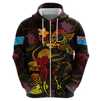 Tuvalu Hoodie Octopus Plumeria Polynesian Tattoo