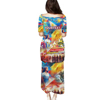 Custom The Philippines 126th Independence Anniversary Family Matching Puletasi and Hawaiian Shirt Art Style DT02 - Polynesian Pride