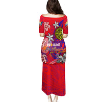 Personalized Philippines 12 June Independence Day Family Matching Puletasi and Hawaiian Shirt Polynesian Turtle Plumeria DT02 - Polynesian Pride