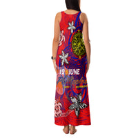 Personalized Philippines 12 June Independence Day Family Matching Tank Maxi Dress and Hawaiian Shirt Polynesian Turtle Plumeria DT02 - Polynesian Pride