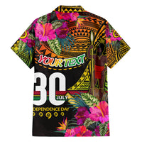 Personalised Vanuatu Independence Day 30 July Family Matching Summer Maxi Dress and Hawaiian Shirt Hibiscus Polynesian Pattern DT02 - Polynesian Pride
