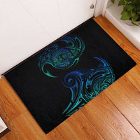 Sea Animal Polynesia Rubber Doormat Polynesian Pattern