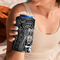 All Black 4 in 1 Can Cooler Tumbler New Zealand Rugby Mascot Maori DT02 - Polynesian Pride