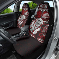 New Zealand Aotearoa Rugby Car Seat Cover Maori Fern Tattoo Art DT02 - Polynesian Pride