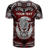 Personalized New Zealand Aotearoa Rugby T Shirt Maori Fern Tattoo Art DT02 - Polynesian Pride