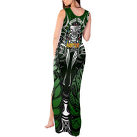 Personalised Warriors Maori Darts Tank Maxi Dress New Zealand Darts Silver Fern DT02 - Polynesian Pride