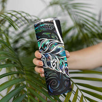 New Zealand Darts Skinny Tumbler NZ Paua Shell Maori Fern DT02 - Polynesian Pride