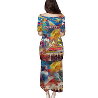 Custom The Philippines 126th Independence Anniversary Family Matching Puletasi and Hawaiian Shirt Art Style DT02 - Polynesian Pride
