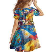 Custom The Philippines 126th Independence Anniversary Family Matching Summer Maxi Dress and Hawaiian Shirt Art Style DT02 - Polynesian Pride