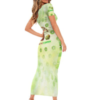 Kiwi Cannibalism Family Matching Short Sleeve Bodycon Dress and Hawaiian Shirt New Zealand Kiwi Cute Bird Funny DT02 - Polynesian Pride