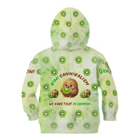 Kiwi Cannibalism Kid Hoodie New Zealand Kiwi Cute Bird Funny DT02 - Polynesian Pride
