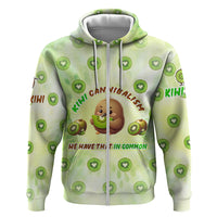 Kiwi Cannibalism Zip Hoodie New Zealand Kiwi Cute Bird Funny DT02 Zip Hoodie Green - Polynesian Pride