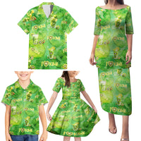 I Love Kiwi Family Matching Puletasi and Hawaiian Shirt New Zealand Kiwi Fruit Summer Cocktail DT02 - Polynesian Pride