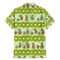 New Zealand Kiwi Fruit Witty Kiwi Bird Family Matching Mermaid Dress and Hawaiian Shirt DT02 - Polynesian Pride