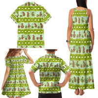 New Zealand Kiwi Fruit Witty Kiwi Bird Family Matching Tank Maxi Dress and Hawaiian Shirt DT02 - Polynesian Pride