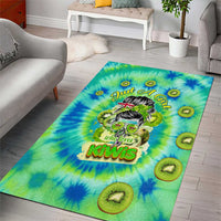 Just a Girl Who Loves Kiwis Area Rug New Zealand Tie Dye DT02 - Polynesian Pride