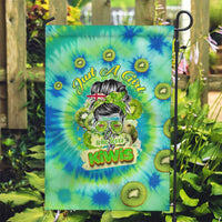 Just a Girl Who Loves Kiwis Garden Flag New Zealand Tie Dye DT02 Garden Flag Green - Polynesian Pride