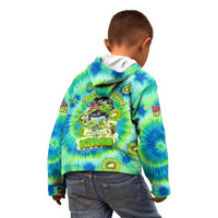Just a Girl Who Loves Kiwis Kid Hoodie New Zealand Tie Dye DT02 - Polynesian Pride