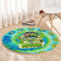 Just a Girl Who Loves Kiwis Round Carpet New Zealand Tie Dye DT02 - Polynesian Pride