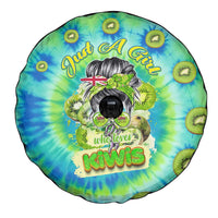 Just a Girl Who Loves Kiwis Spare Tire Cover New Zealand Tie Dye DT02 - Polynesian Pride