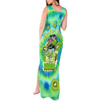 Just a Girl Who Loves Kiwis Tank Maxi Dress New Zealand Tie Dye DT02 - Polynesian Pride