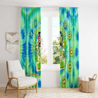 Just a Girl Who Loves Kiwis Window Curtain New Zealand Tie Dye DT02 - Polynesian Pride