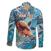 Hand In Hand Father's Day Polynesian Family Matching Tank Maxi Dress and Hawaiian Shirt Tribal Flower Pattern