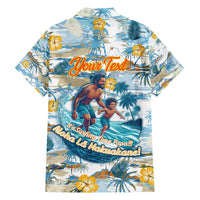 Hawaii Father's Day It's Surfing Time Family Matching Short Sleeve Bodycon Dress and Hawaiian Shirt Aloha L Makuakane DT02 - Polynesian Pride